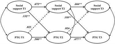 Longitudinal Relationships between Social Support and Posttraumatic Growth among Adolescent Survivors of the Wenchuan Earthquake